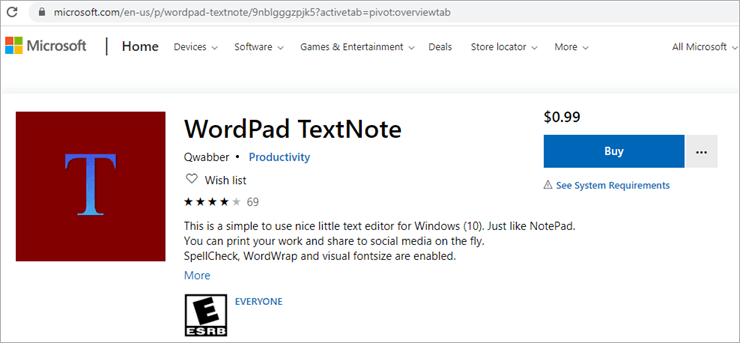 word pad for mac